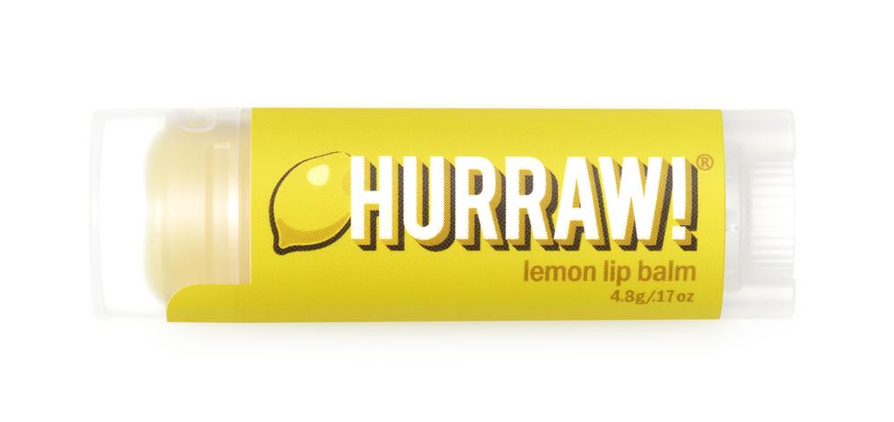 Hurraw! Lip Balm Lemon