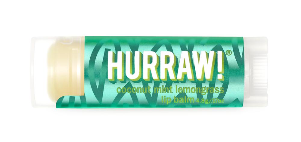 Hurraw! Lip Balm Coconut, Mint &amp; Lemongrass