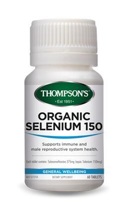 Thompson's Organic Selenium 150mcg
