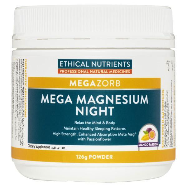 Ethical Nutrients Mega Magnesium Powder Night