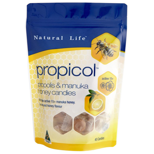 Natural Life Propicol Propolis and Manuka Honey Candies