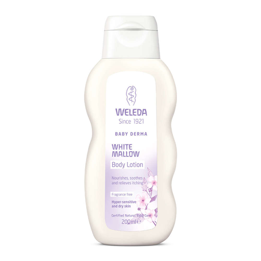 [25077704] Weleda Baby Care; White Mallow Body Lotion