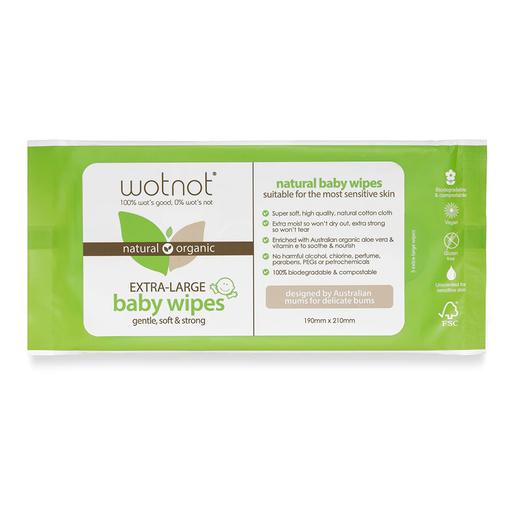 Wotnot Biodegradable Baby Wipes