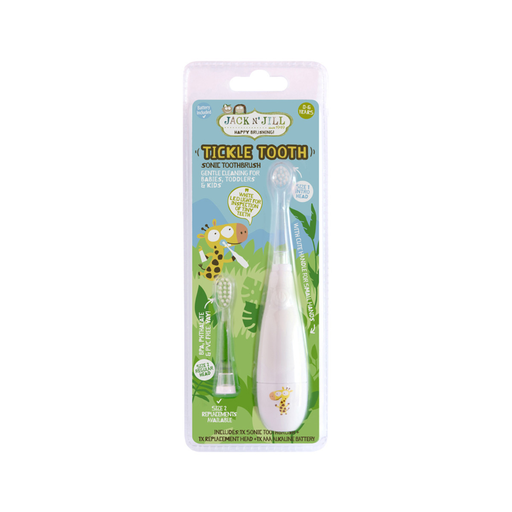 [25358452] Jack n' Jill Tickle Tooth Sonic Toothbrush (0-6 years) (includes replacement head)