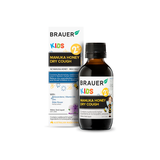 [25055665] Brauer Kids Manuka Honey Dry Cough