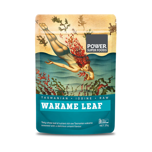 [25369540] Power Super Foods Wakame Leaf (Tasmanian) Certified Organic
