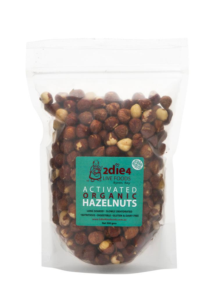2Die4 Live Foods Hazelnuts Activated Organic