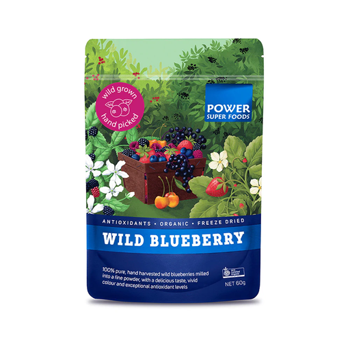 [25378313] Power Super Foods Wild Blueberry Powder Cert Org