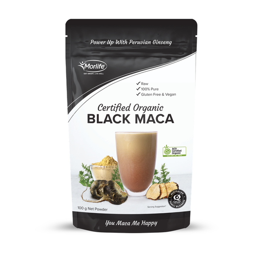 [25287394] Morlife Maca Black Powder Certified Organic