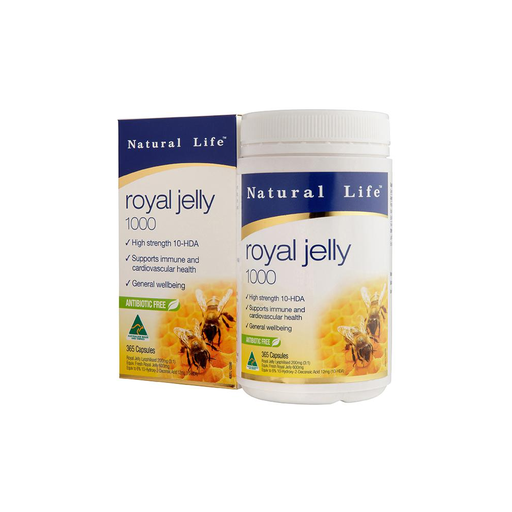 [25112405] Natural Life Royal Jelly 1000mg 1.2% HDA